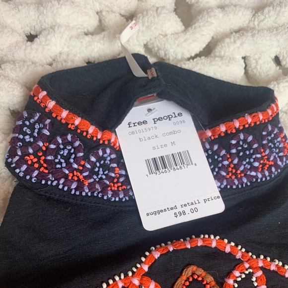 Free People GOA Tank/Crop Black - Picture 5 of 12